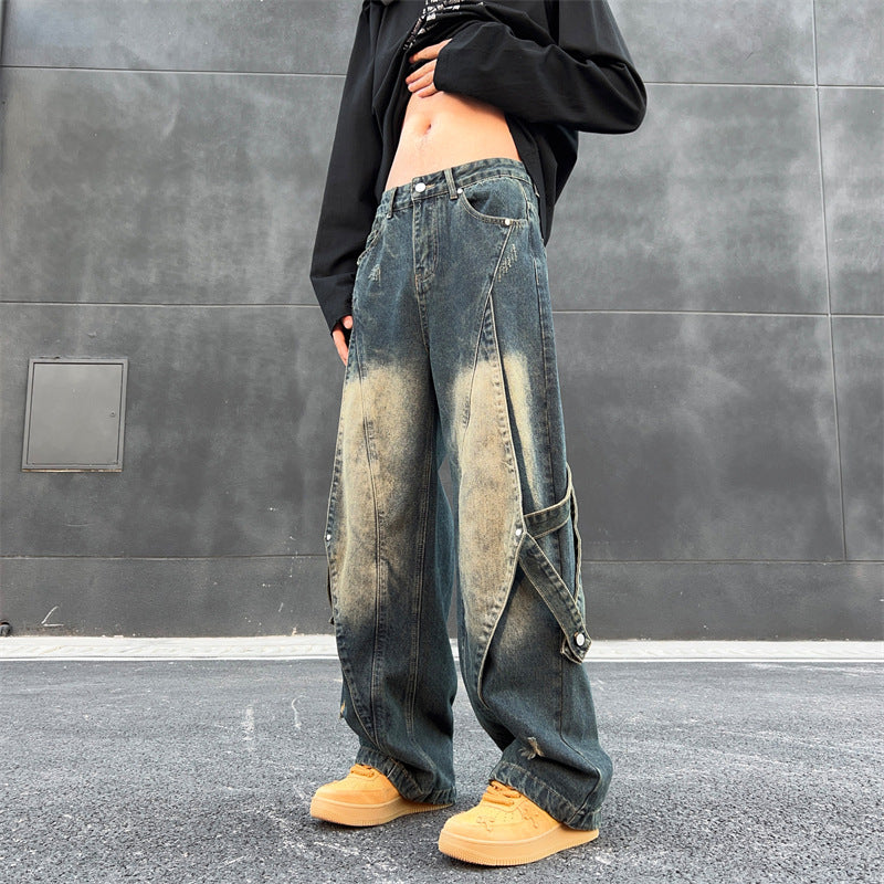 Jeans découragés Rétro pour les hommes