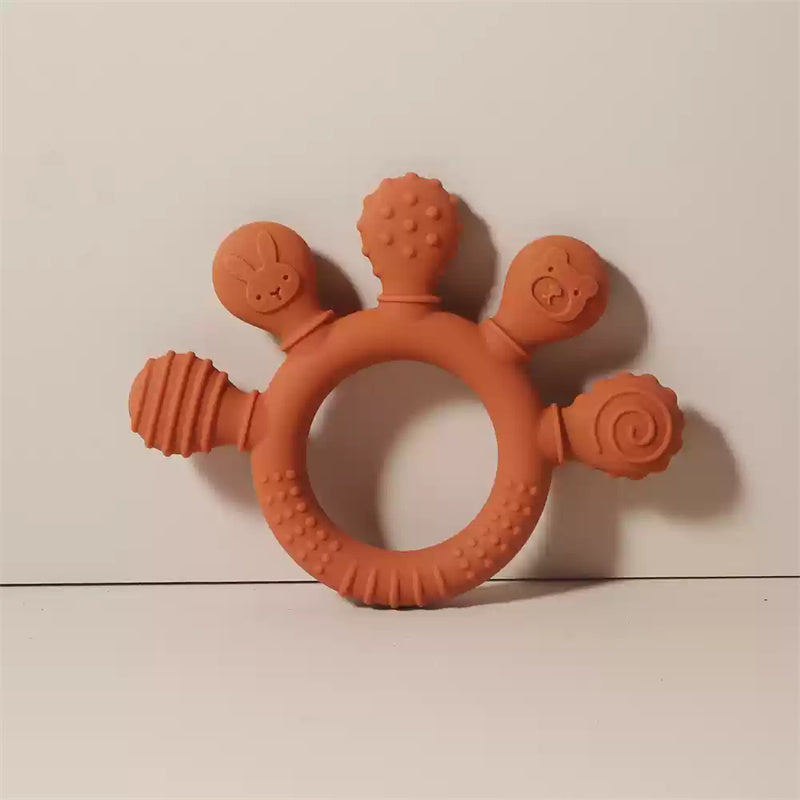 Enceinte de maintien de main en silicone comestible