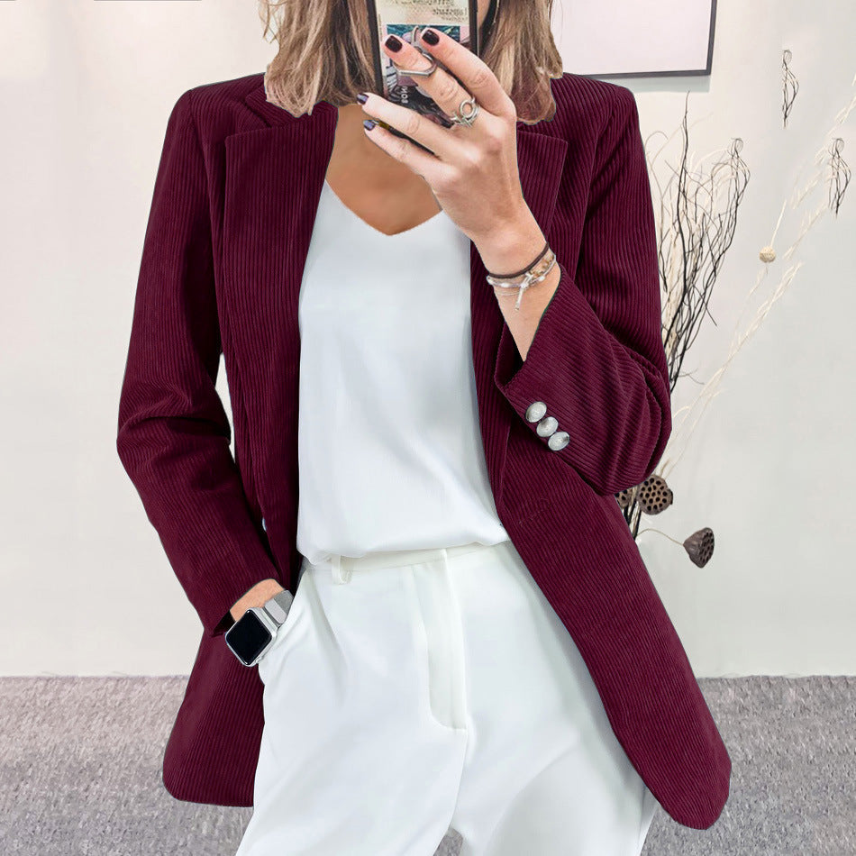 Veste pour femme Corduroy Blazer