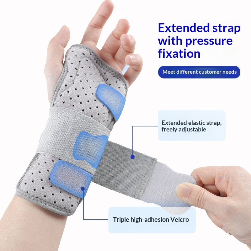 Plaque d'acier supportable Mesh respirant réglable Brace pour le sport et les entorses