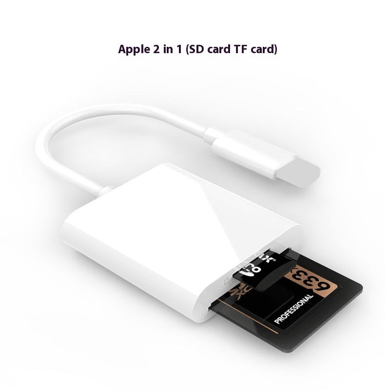 Téléphone mobile Adaptateur de lecteur de carte caméra OTG Data Cable