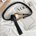 Boucle de fer à cheval noir ceinture-ancien or-120cm-1 pack
