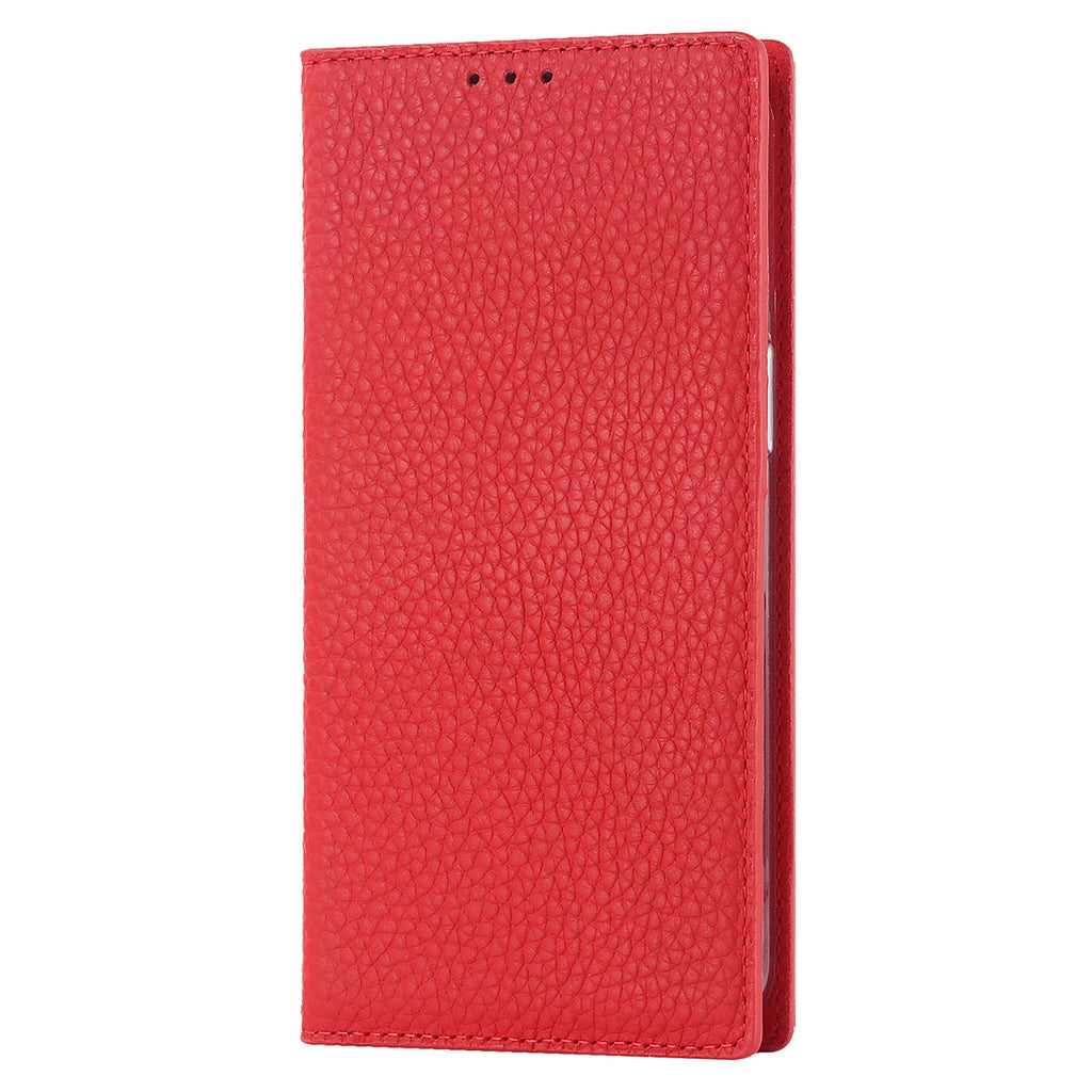 Étui de téléphone portable en cuir S25Ultra