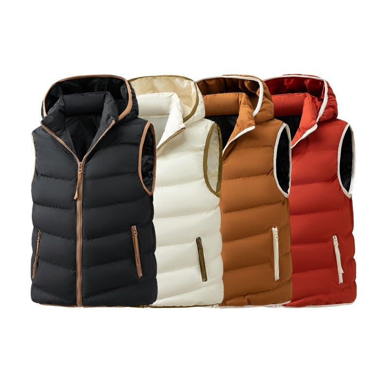 Veste à capuche dérobée pour hommes