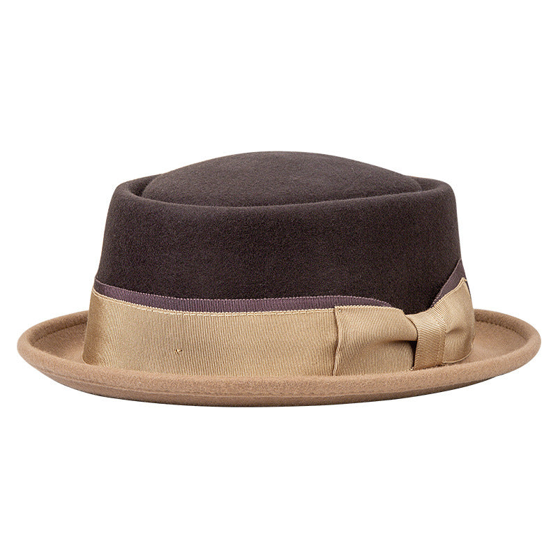 Chapeau en laine Vintage style britannique