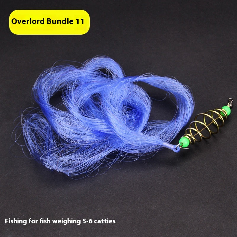 Saupoudrer les mains Crochet exlosif Spring Bait Fishing Net Sticky Fish Simple