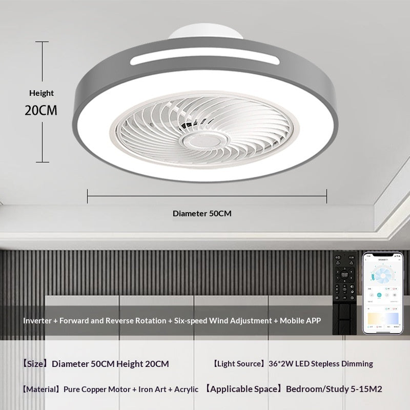Fan Lumière Minimalist Chambre Plafond
