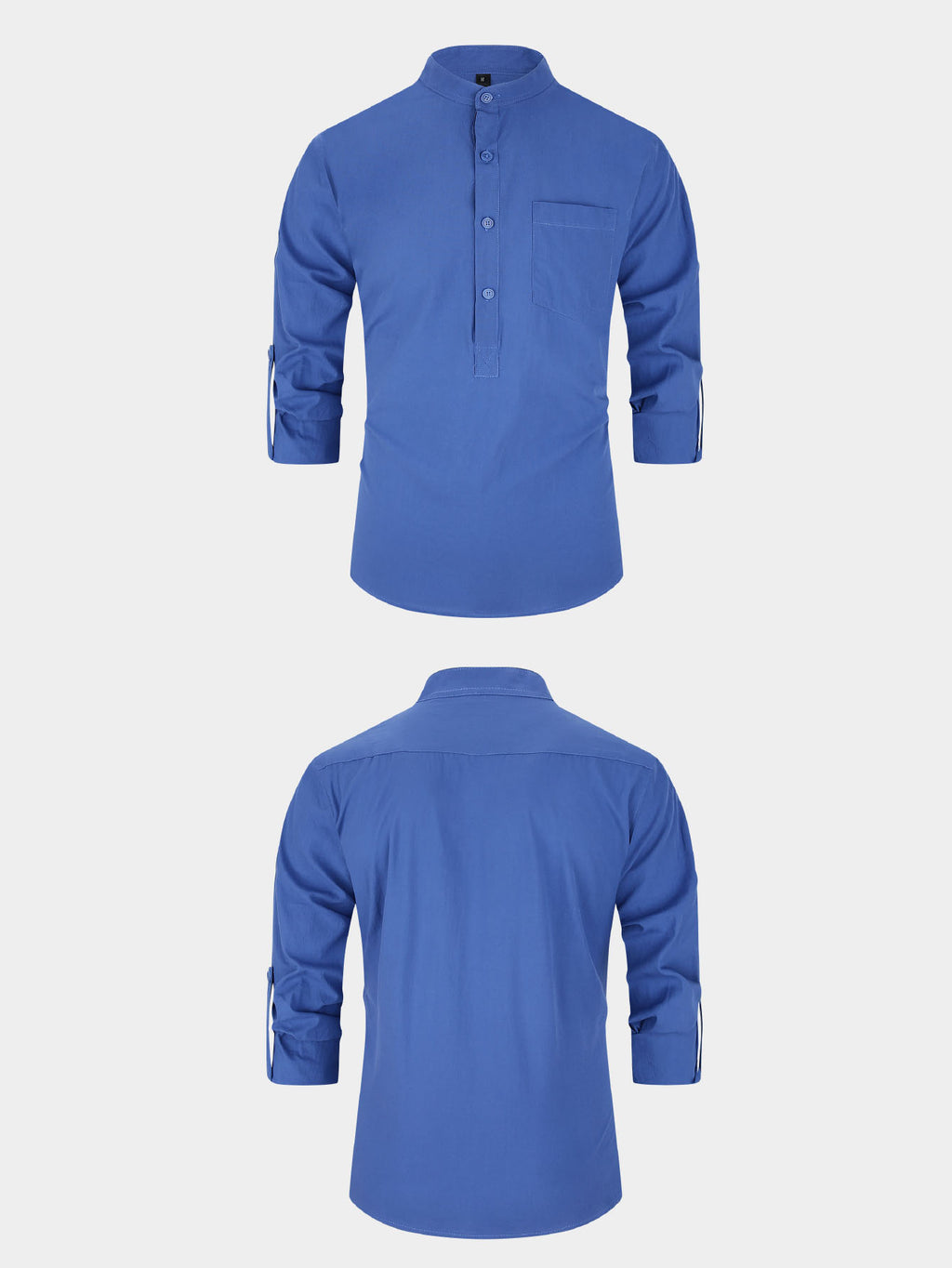 Homme S 100 Cotton Mid Sleeve Chemise construite pour l'homme extérieur