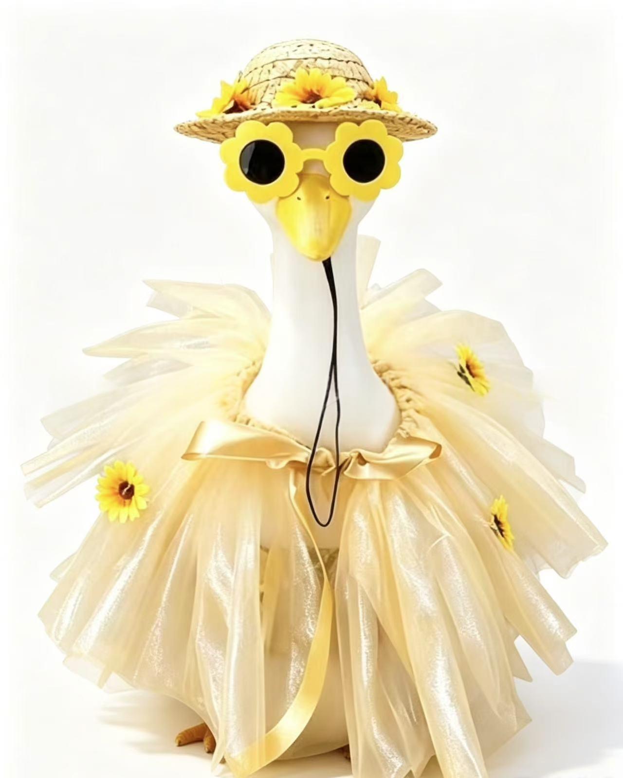 Robe de costume d'Oie du porc et du tournesol