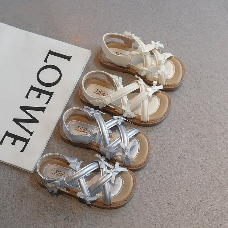 Summer Sweet Princess Style Crisscross Sangle Sandales pour filles