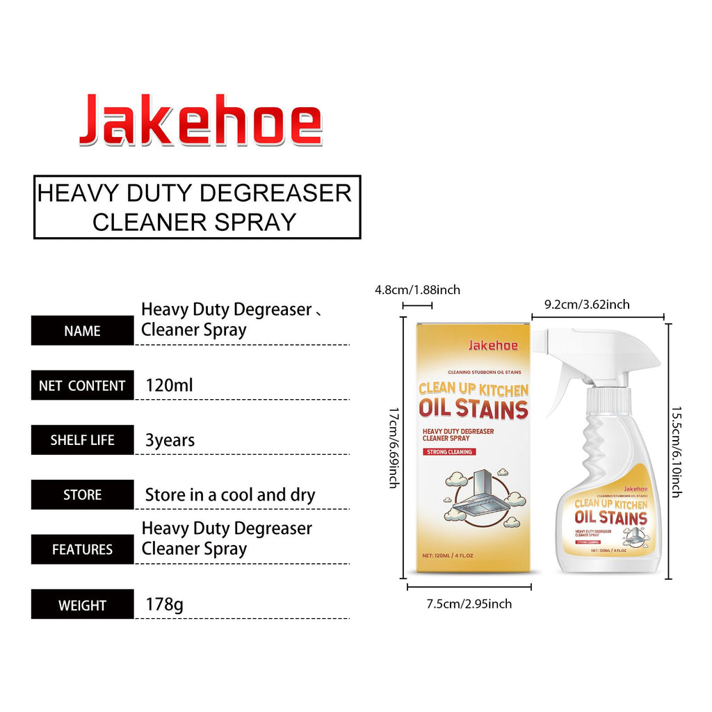 Vaporisateur de dégraisseur de cuisine JAKEHOE