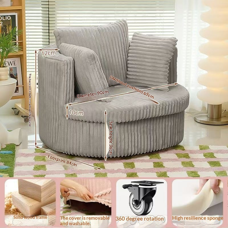 Chaise Canapé ronde pivotante monoplace