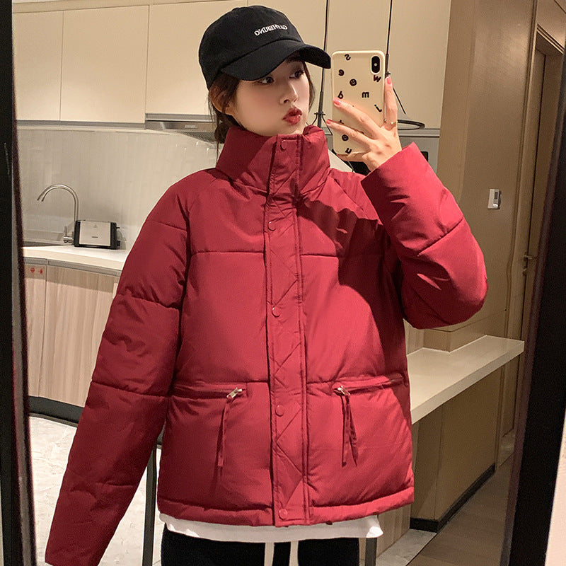 Élégant manteau de collier de support épais pour les étudiants de petite taille