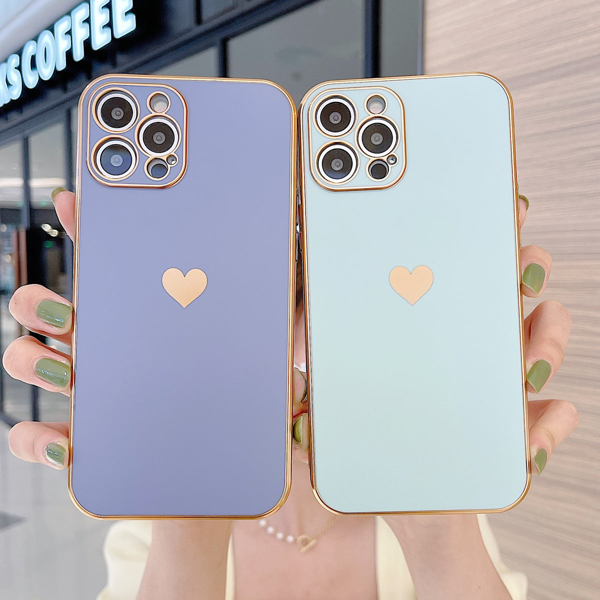 Électroplaquage givré petit amour pour Xs78p couple