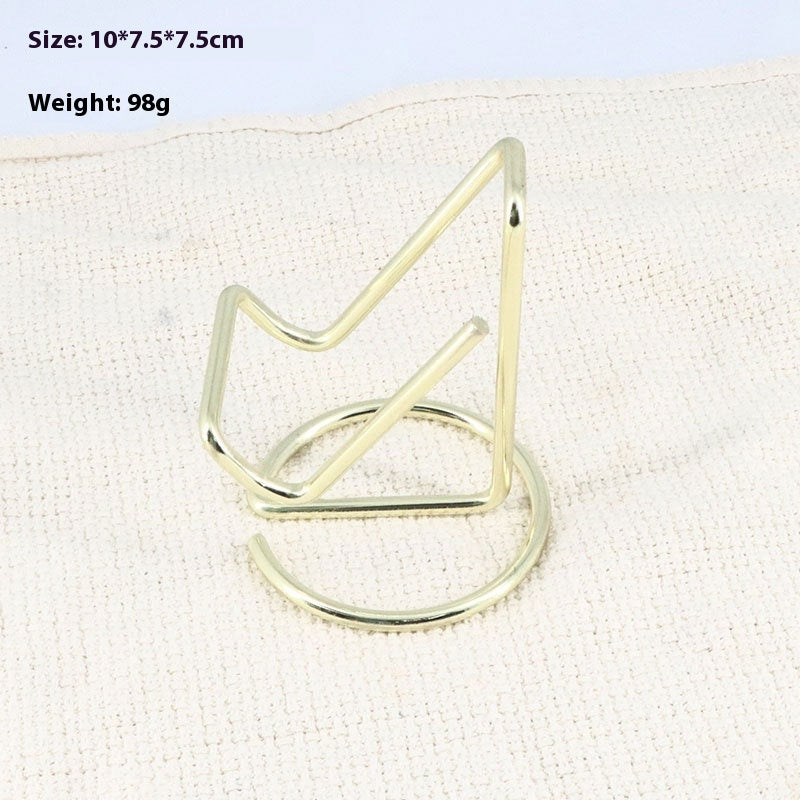 Simple Desk Creative Mobile Phone Iron Bracket