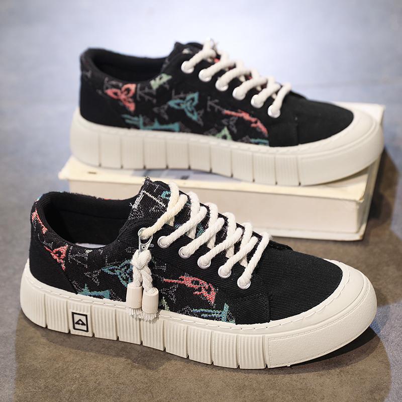 Trendy Wild quatre saisons Toile Sneakers