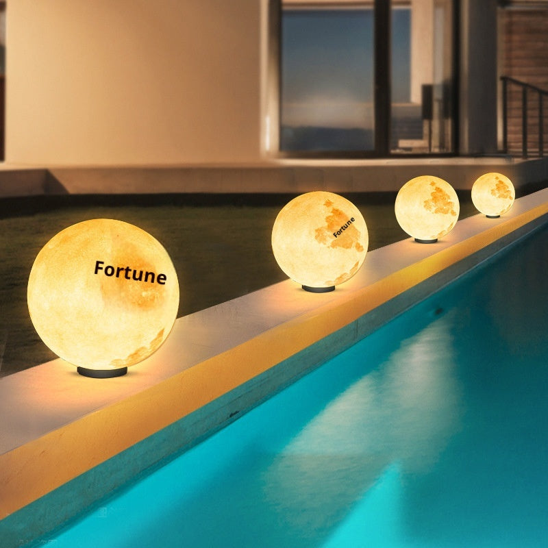 Lampe Pilier Mur extérieur Lune Lumière Puissance-sur porte