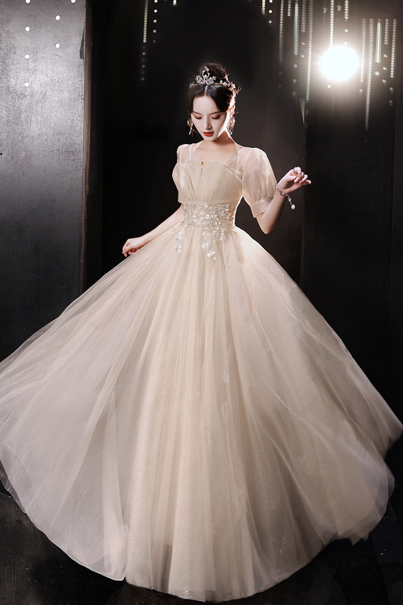 Fête des banquets d'anniversaire Elegant Socialite Hôte Fée Slim Robe de soirée pour les femmes