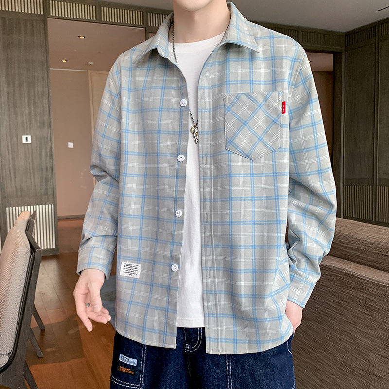 Autumn Mens Trendy Loose-fitting Versatile Top