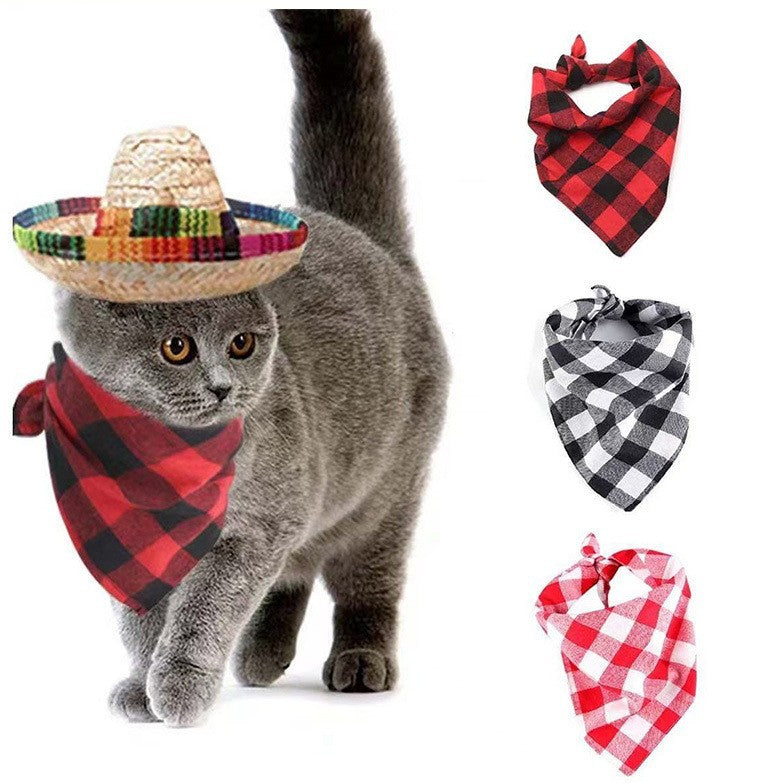 Écharpe Triangular Bandana Bib Pet Square pour chien