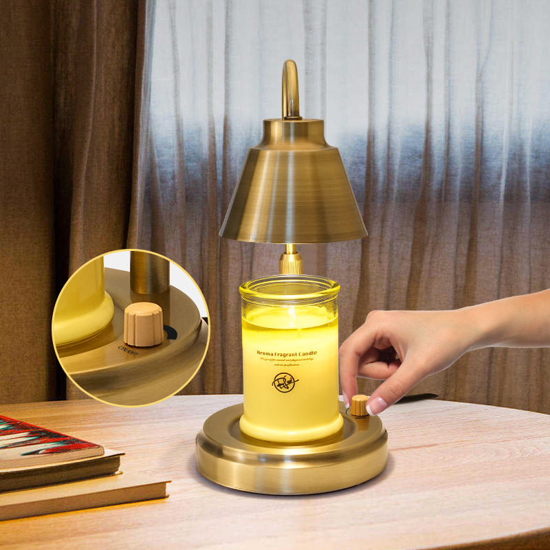 Warm wax melt bedroom lamp
