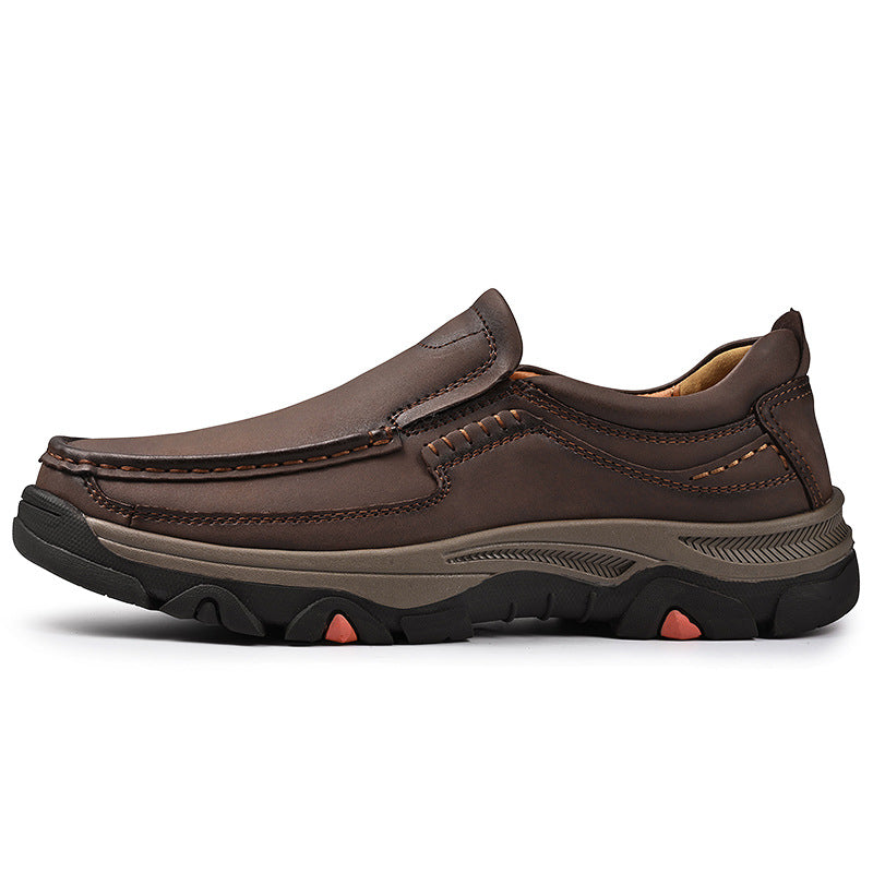 Chaussures en cuir léger et casual pour hommes