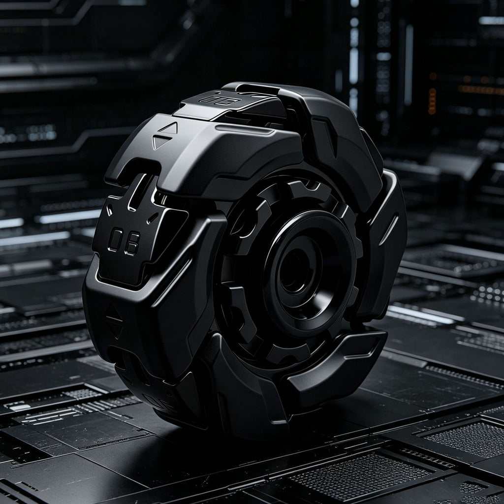 Top spinning irritable avec un jouet anti-stress EDC rotative Shell