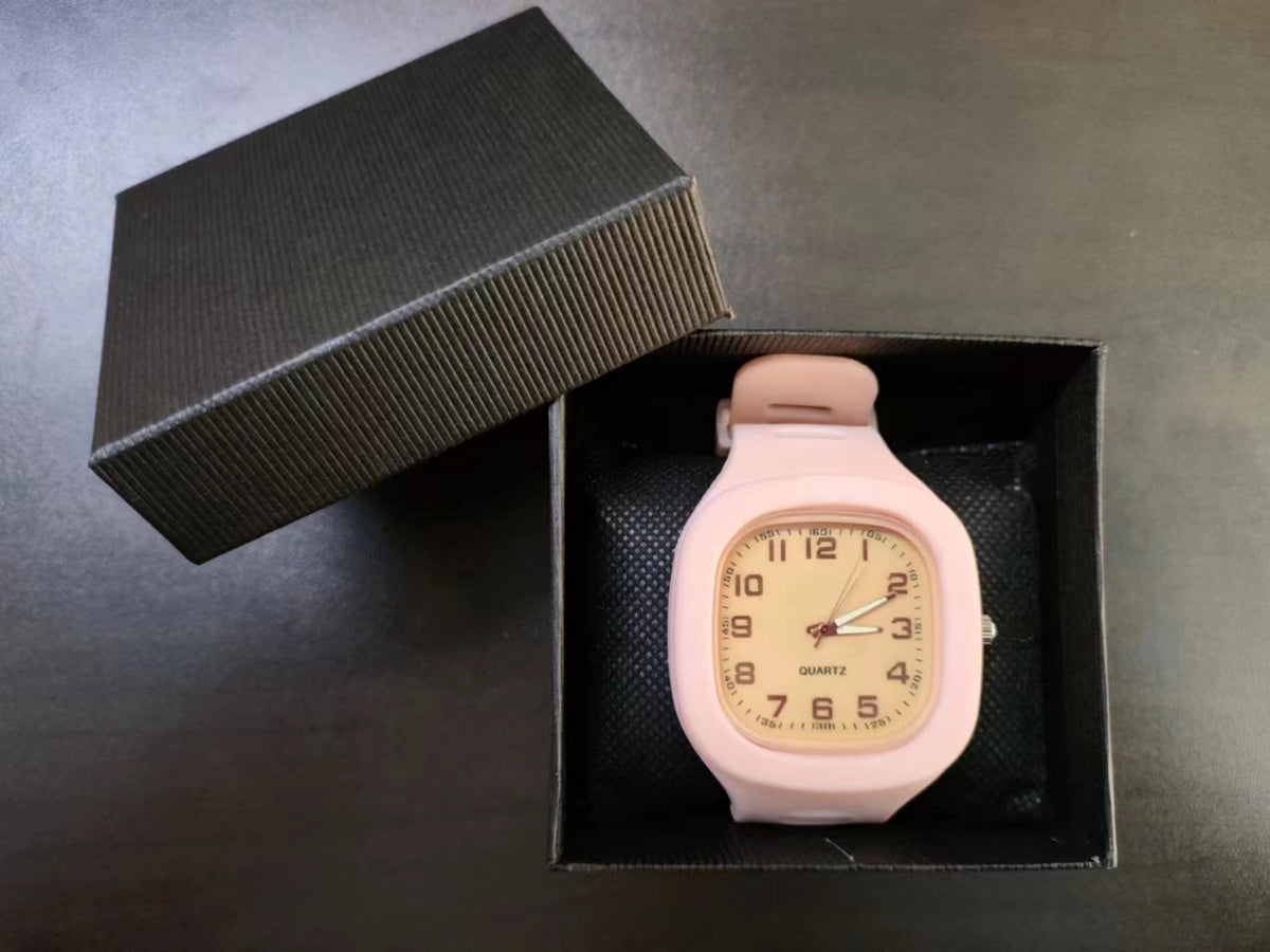 Étudiant en couple Mode simple Square Montre électronique numérique