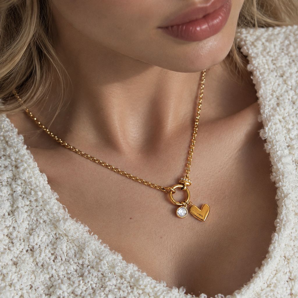 Collier en acier inoxydable pour les femmes