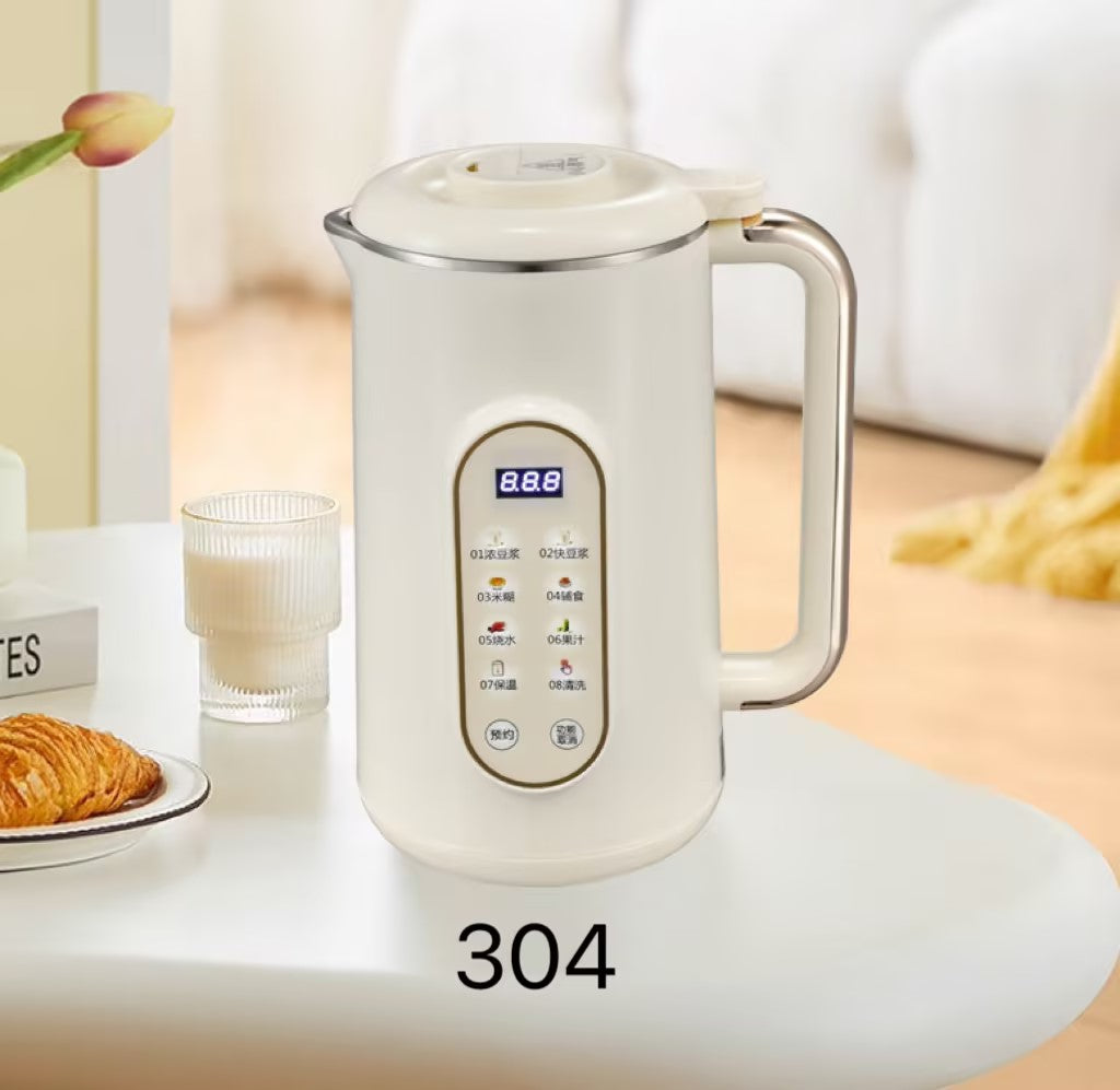 110V en acier inoxydable intérieur Liner Soymilk Maker Maison Touch écran Break mural automatique