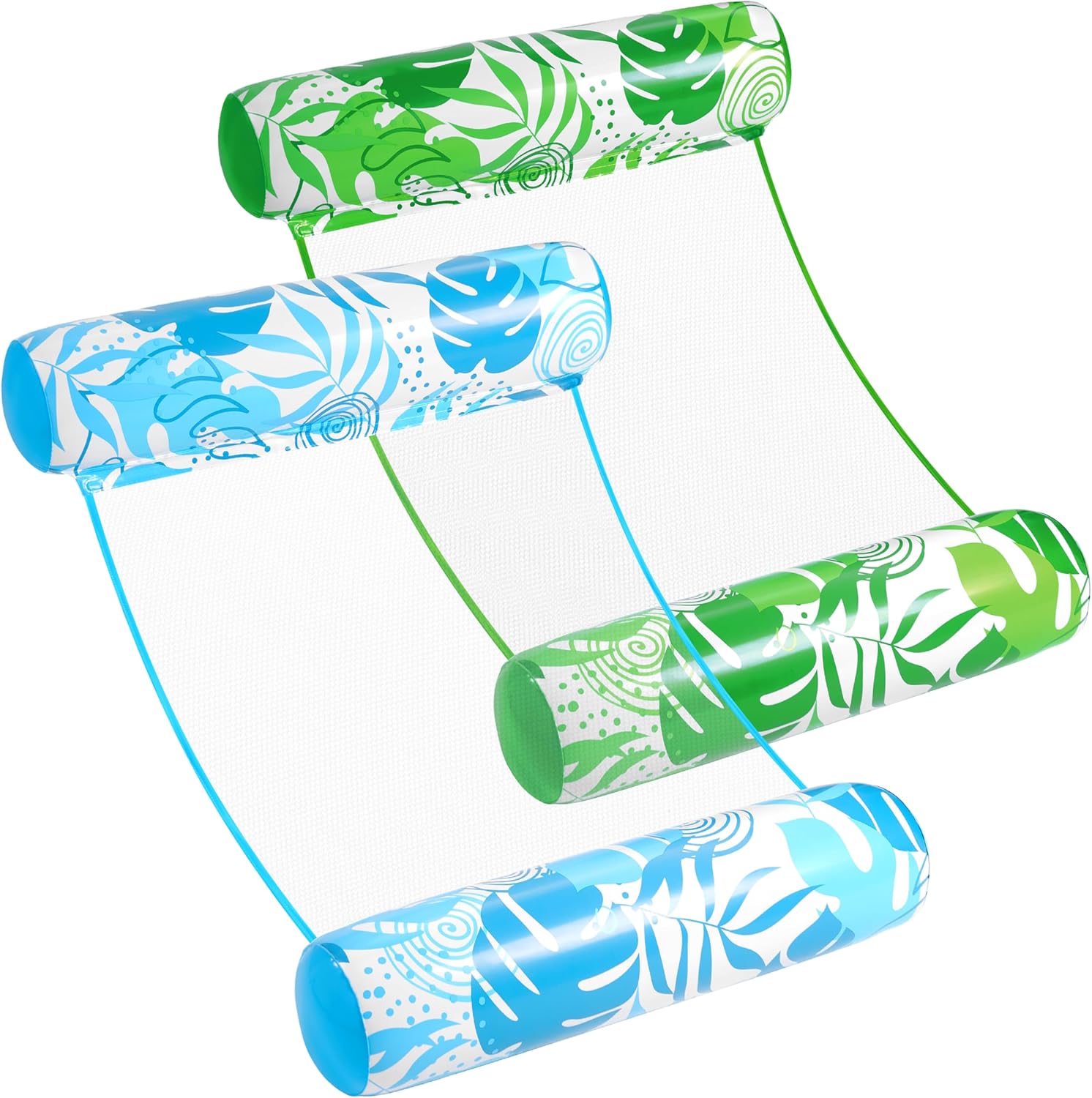 2pcs 4-en-1 Float de piscine gonflable pour adultes