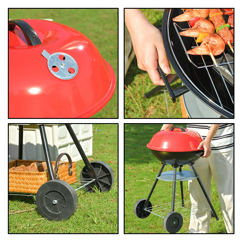 Portable Barbecue Grill pour camping en plein air et Patios