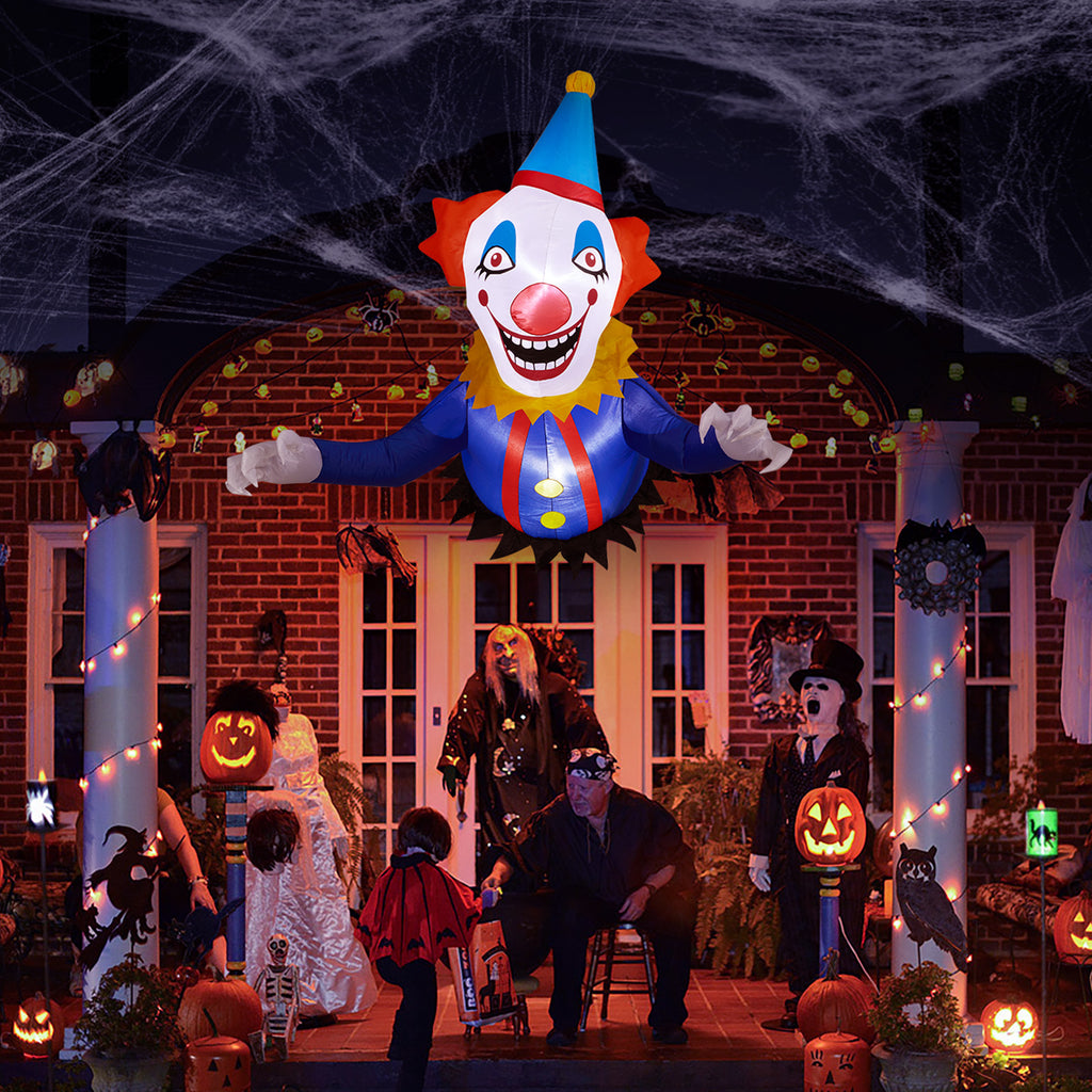Remplacer 82852062 3.3 FT Clown gonflable d'Halloween cassé de la fenêtre extérieure Decoratio