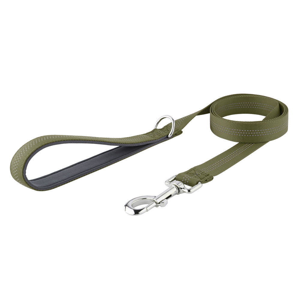 Fashionable Reflective Silk Webbing Pet laisse