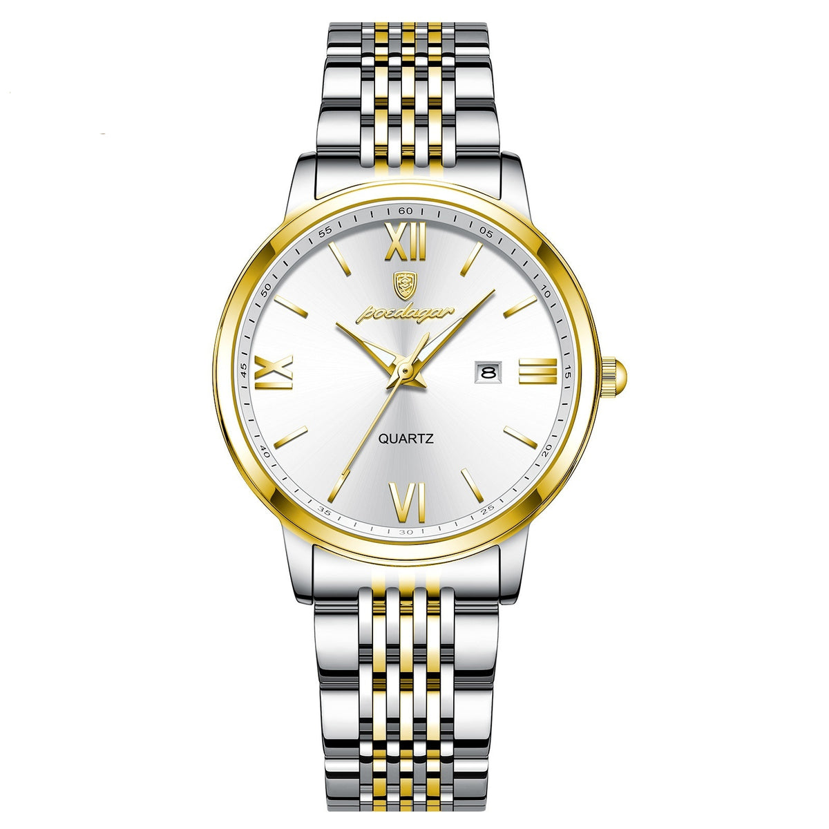 Montre de mode lumineuse ultra-mince pour femme