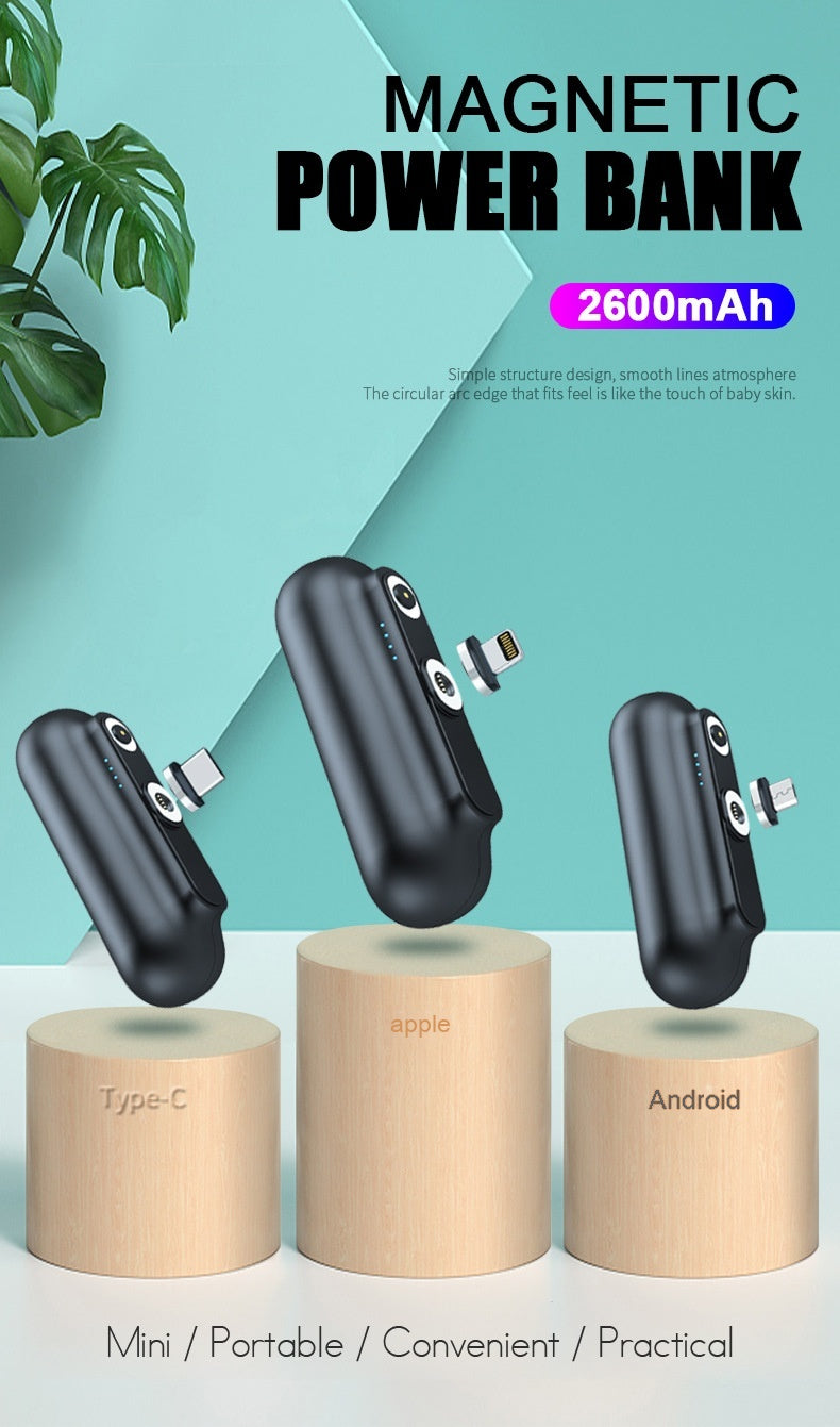 Mini-banque de puissance magnétique sans fil portable