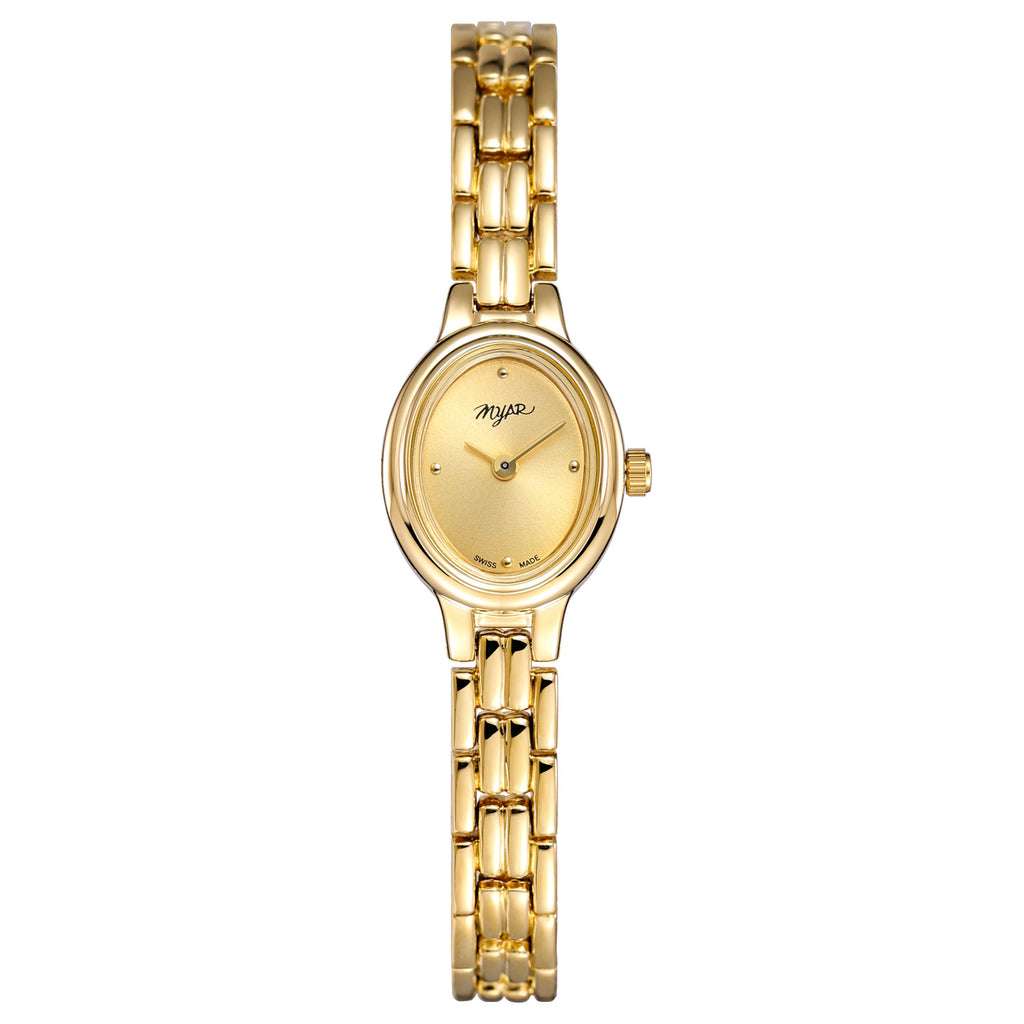 Montre Quartz Exquise Oval Mini Femme Vintage Imperméable