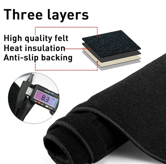 Fit for Chevy Silverado Tahoe Suburban 2007-2014 US Dashboard Pad Dash Cover Mat