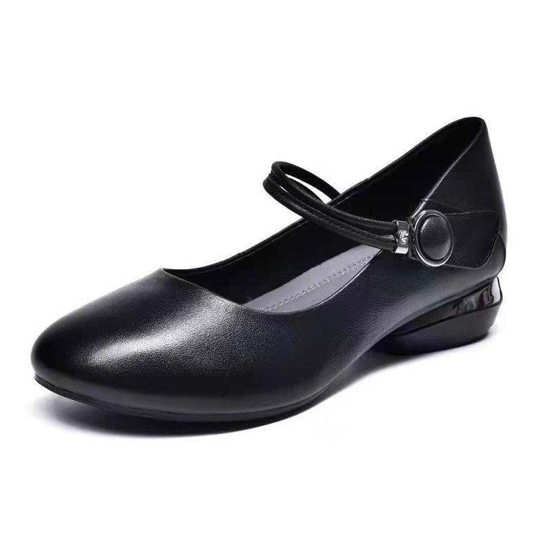 Chaussures Fashionnable Chunky-heel Flat Femmes