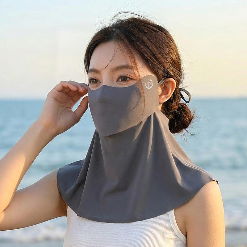 Masque solaire respirant à demi-face pour femmes