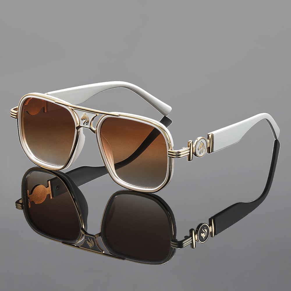 Lunettes de soleil pour homme et femme à cadre carré