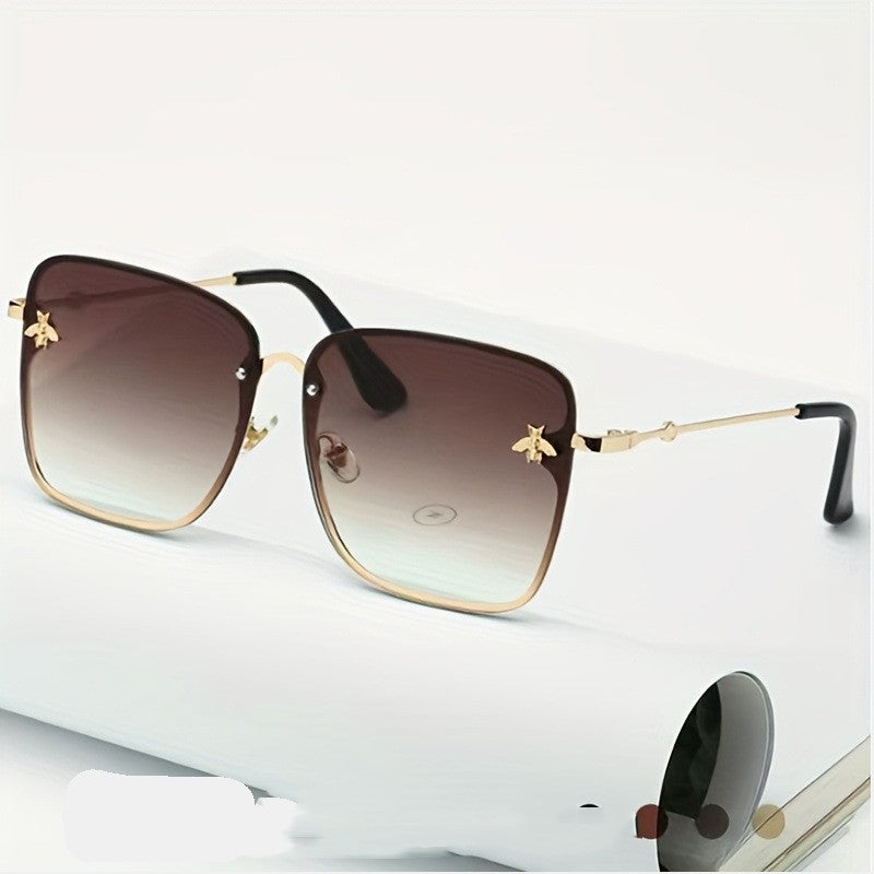 Lunettes de soleil carrées unisexes