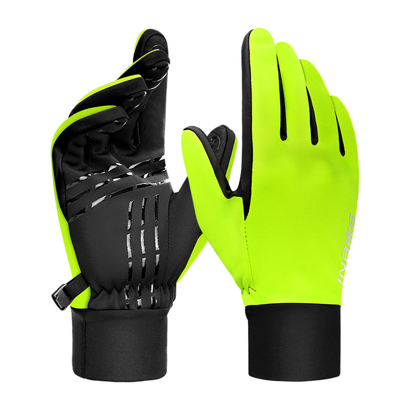 Gants de vélo avec doublure en polaire