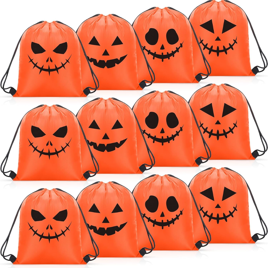 32 Pcs Halloween citrouille Sacs à cordons Favorable de la fête