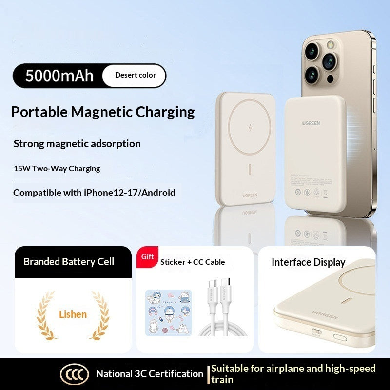 20W Magnetic Wireless Power Bank Portable