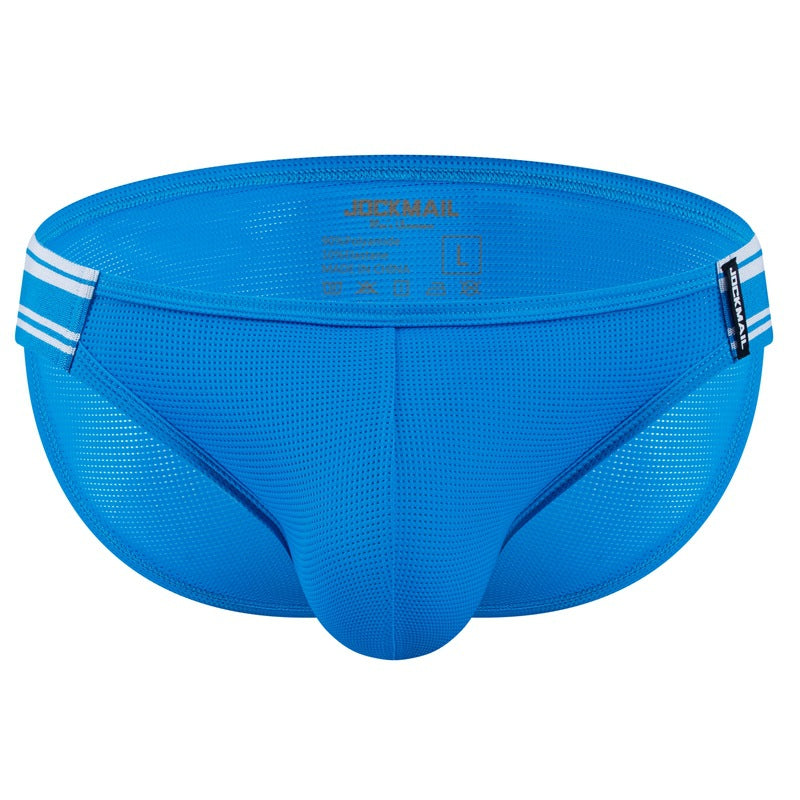 Tissu fluorescent Sous-vêtements pour hommes Triangle Silk Mesh