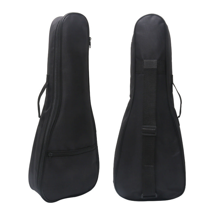 Sac à Piano Ukulele noir et coton Oxford Cloth