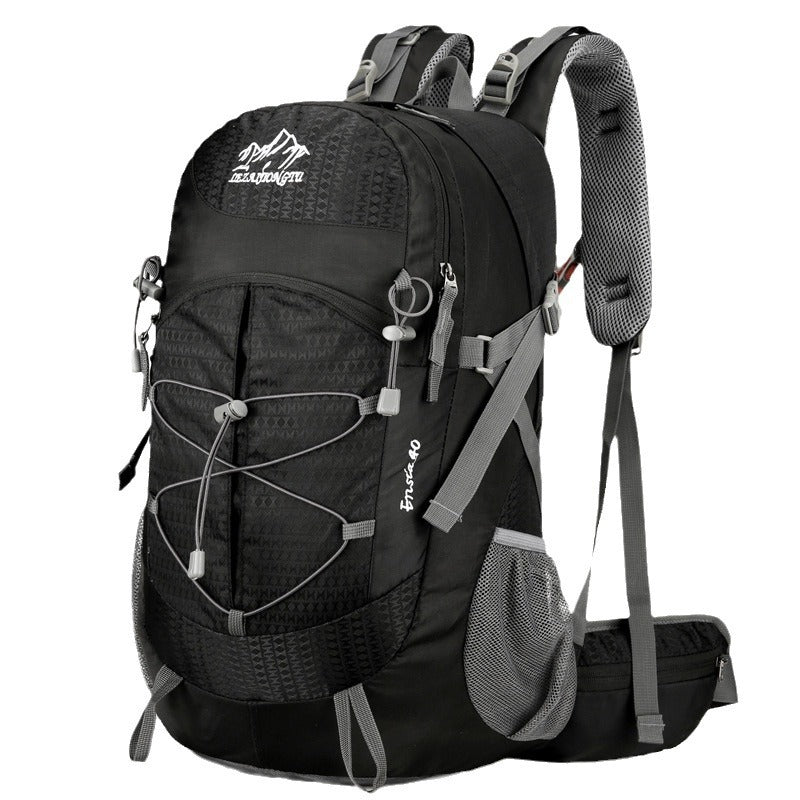 Randonnée en plein air Sac à dos de randonnée Nylon Imperméable Grande Capacité Multifonction Bracket