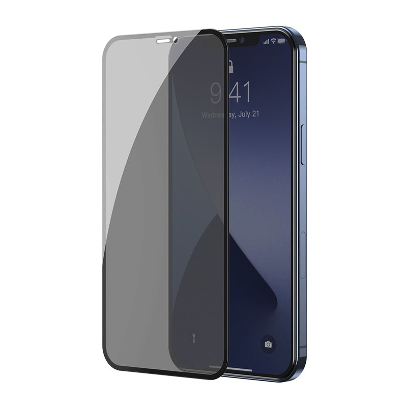 0.3mm Full Screen Curved Privacy Film trempé pour IP 5.4 pouces deux pièces noir