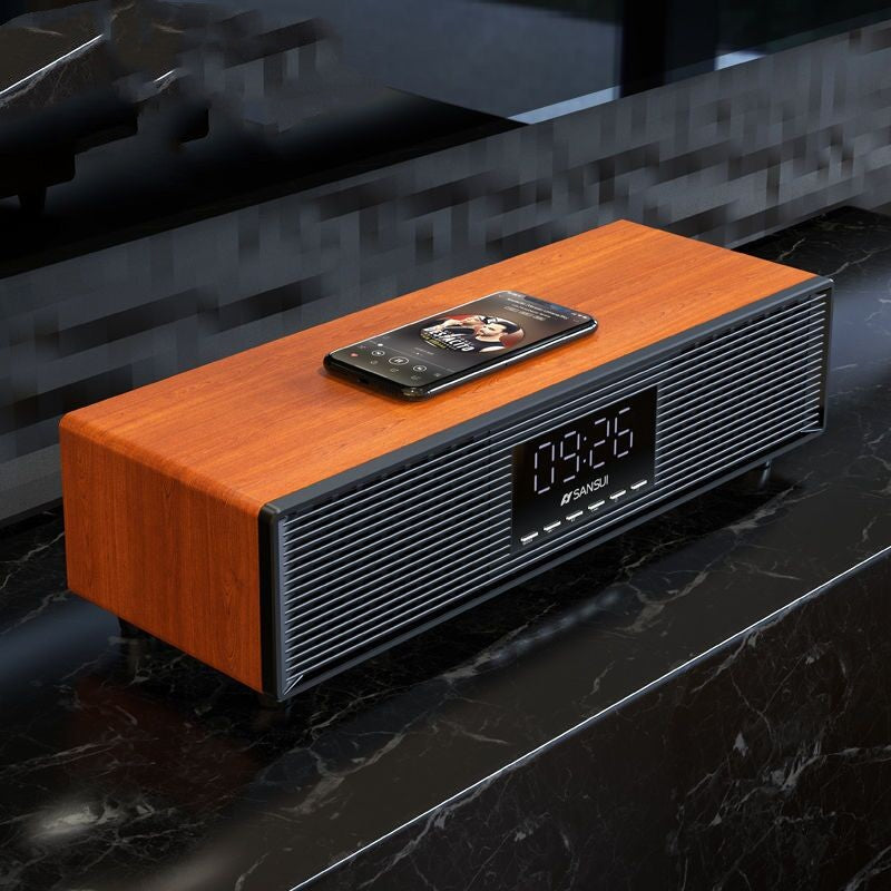Haut-parleur Bluetooth réveil de bureau sans fil